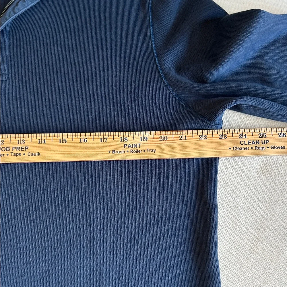 Banana Republic 1/4 Zip Pullover Sweater Elbow Patches Long Sleeve Men’s Size XL